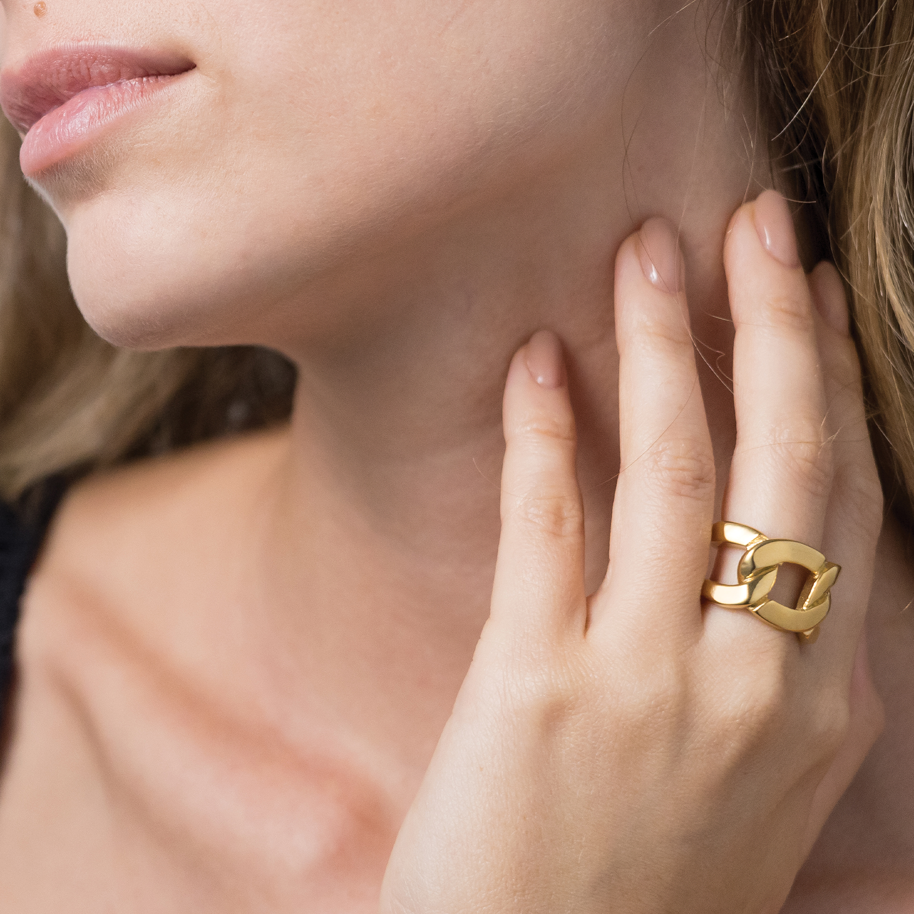 טבעת זהב לאישה תכשיטי גליס דגם היילי