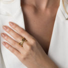 טבעת זהב לאישה - לירון